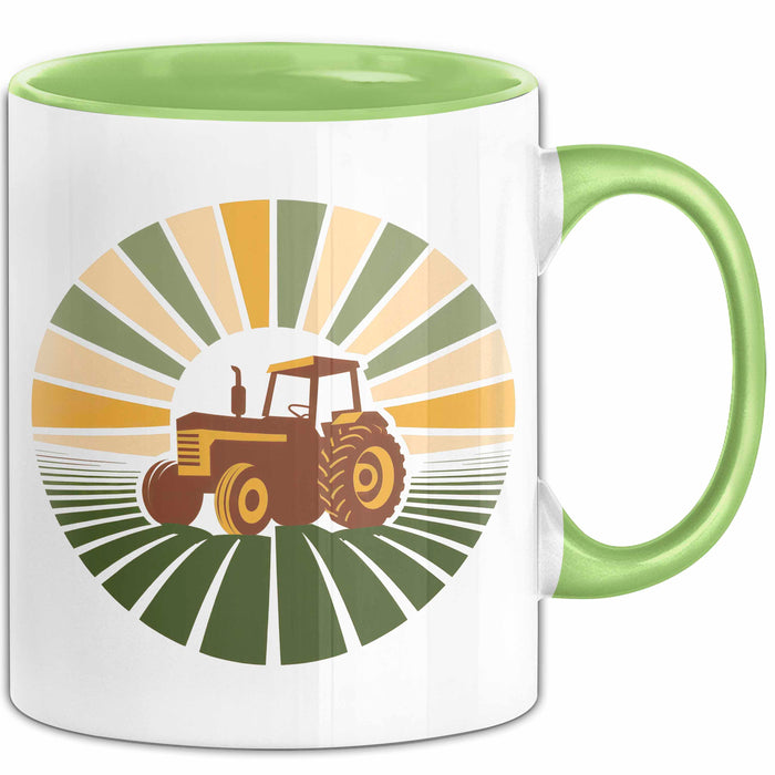 Landwirt Tasse Geschenkidee Landwirtschaftsfan Lustiger Geschenkidee Lustig Grün Trendation