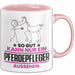 Pferdepfleger Geschenk Tasse So Gut Kann Nur Ein Pferdepfleger Aussehen Geschenkidee Kaffee-Becher Rosa Trendation