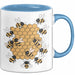 Imker Tasse Geschenkidee Honigmacher Lustiger Spruch Geschenkidee Lustig Blau Trendation