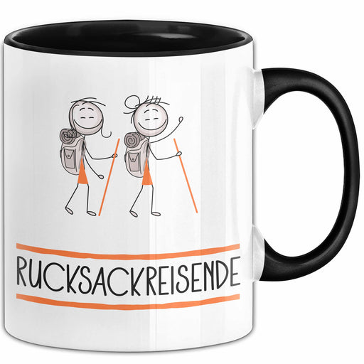 Geschenk für Rucksackreisende Tasse Lustige Geschenkidee Geburtstag Ich Bin Rucksackreisende Ich Darf Das Trendation