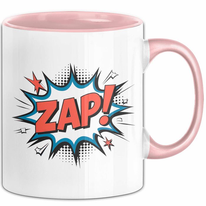 Comiczeichner Tasse Geschenkidee Panel Geschichtenerzähler Rosa Trendation