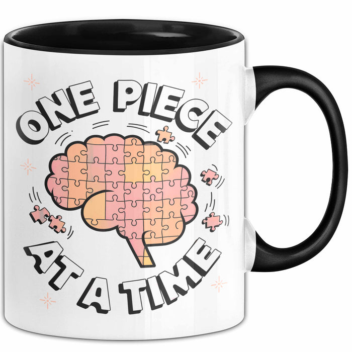 Puzzle Süchtiger Tasse Geschenk Lustige Geschenkidee Spruch Für Gehirn Knobler Trendation