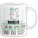 Curling-Spielerin Tasse Geschenk Ich Bin Curling-Spielerin Und Du So Geschenkidee Lustiger Spruch Becher Weiß Trendation