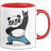 Panda Musiker Tasse Geschenk Lustige Geschenkidee Spruch Rot Trendation