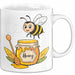 Bienenliebhaber Tasse Geschenkidee für Bestäuber Fan Weiß Trendation