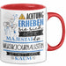 Musikjournalistin Tasse Geschenk Lustiger Spruch Bitte Erheben Sie Sich Seine Majestät Die Musikjournalistin Betritt Den Raum Rot Trendation