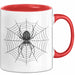 Spinne Vogelspinne Tier Tasse Geschenk Lustige Geschenkidee Spruch Rot Trendation
