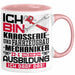 Karosserie- und Fahrzeugbaumechaniker Ausbildung Tasse Geschenk Ich Bin Karosserie- und Fahrzeugbaumechaniker In Der Ausbildung Ich Darf Das Geschenkidee Spruch Rosa Trendation