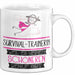 Survival-Trainerin Weil Es Keinen Schöneren Beruf Gibt Tasse Geschenk für Eine Survival-Trainerin Lustig Weiß Trendation