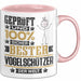 Vogelschützer Geschenk Lustiger Spruch für Vogelschützer Geschenkidee Bester Vogelschützer Der Welt Rosa Trendation
