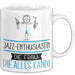 Jazz-Enthusiastin Geschenk Tasse Becher Die Frau Die Allen Kann Geschenkidee für eine Jazz-Enthusiastin Lustig Weiß Trendation