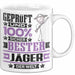 Jäger Geschenk Lustiger Spruch für Jäger Geschenkidee Bester Jäger Der Welt Weiß Trendation