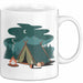 Camper Tasse Geschenkidee für Zeltleben Entdecker Weiß Trendation