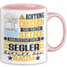 Segler Geschenk Tasse Lustiger Spruch Erheben Sie Sich Der Segler Betritt den Raum Rosa Trendation