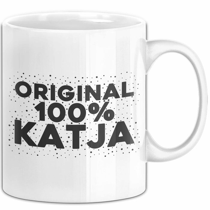 Katja Tasse Original 100% Katja Geschenk Weiß Trendation
