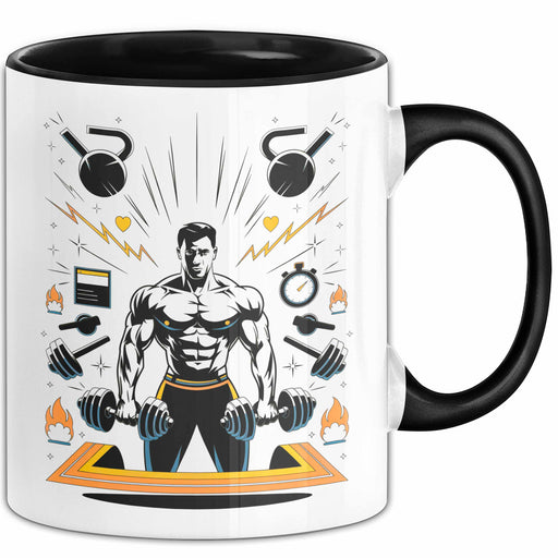 Fitnesstrainer Tasse Geschenk Lustige Geschenkidee Spruch Für Fitness Motivatoren Trendation