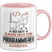Programmierer Geschenk Tasse So Gut Kann Nur Ein Programmierer Aussehen Geschenkidee Kaffee-Becher Rosa Trendation