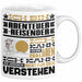 Abenteuerreisender Geschenk Kaffee-Tasse Geschenkidee für Abenteuerreisender Ich Bin Abenteuerreisender Ich Kann Es Dir Erklären Jedoch Nicht Für Dich Verstehen Spruch Lustig Weiß Trendation