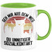 Lustige Tasse Geschenk Geh Mir Aus Dem Weg DU Unnötiger Sozialkontakt Kaffee-Becher Geschenkidee Frauen Sarkasmus Humor Grün Trendation