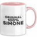 Simone Tasse Original 100% Simone Geschenk Rosa Trendation