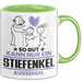 Stiefenkel Geschenk Tasse So Gut Kann Nur Ein Stiefenkel Aussehen Geschenkidee Kaffee-Becher Grün Trendation