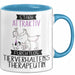 Tierverhaltenstherapeutin Tasse Geschenk Becher Stark Attraktiv Furchtlos Tierverhaltenstherapeutin Lustige Geschenkidee Blau Trendation