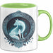 Wolf Tasse Geschenkidee Wikinger Fenriswolf Grün Trendation