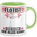 Flötist Tasse Geschenk für Flötist Der Mann Der Alles Kann Geschenkidee zum Geburtstag Grün Trendation