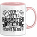 Hausmeister Tasse Geschenk Der Beste Hausmeister Der Welt Sieht So Aus Rosa Trendation