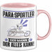 Para-Sportler Tasse Geschenk für Para-Sportler Der Mann Der Alles Kann Geschenkidee zum Geburtstag Rosa Trendation