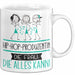 Hip-Hop-Produzentin Geschenk Tasse Becher Die Frau Die Allen Kann Geschenkidee für eine Hip-Hop-Produzentin Lustig Weiß Trendation