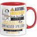 Synthesizer-Spielerin Tasse Geschenk Lustiger Spruch Bitte Erheben Sie Sich Seine Majestät Die Synthesizer-Spielerin Betritt Den Raum Rot Trendation