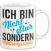 Sarkasmus Sarkastisch Tasse Geschenk Lustige Geschenkidee Nicht Stur Sondern Meinungsstabil Weiß Trendation