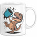Dinosaurier Fan Tasse Geschenkidee für Urzeit Fans Weiß Trendation