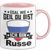 Russe Tasse Geschenk Egal Wie Geil Du Bist Ich Bin Russe Geschenkidee Rosa Trendation