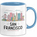 Francisco Kalifornien USA Tasse Geschenk Lustige Geschenkidee Spruch Blau Trendation