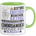 Chorsänger Geschenk Tasse Lustiger Spruch Erheben Sie Sich Der Chorsänger Betritt den Raum Grün Trendation