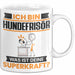 Hundefrisör Tasse Geschenk für Hundefrisör Geburtstag Lustiger Spruch Kaffee-Becher Was Ist Deine Superkraft Weiß Trendation