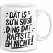 Susi Tasse Geschenk Dat Is So'n Susi Ding Dat Raffste Eh Nicht Geschenkidee Becher mit Name Weiß Trendation