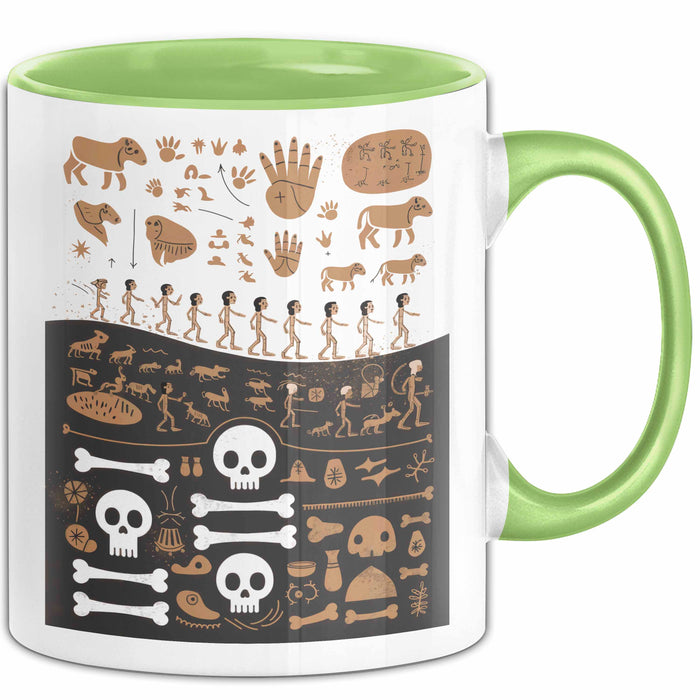 Anthropologe Tasse Geschenk Lustige Geschenkidee Spruch Für Kultur Entdecker Grün Trendation