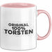 Torsten Tasse Original 100% Torsten Geschenk Rosa Trendation