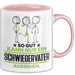 Schwiegervater Geschenk Tasse So Gut Kann Nur Ein Schwiegervater Aussehen Geschenkidee Kaffee-Becher Rosa Trendation