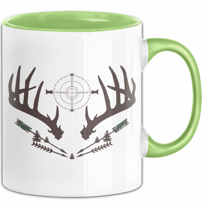 Jäger Tasse Geschenkidee Naturbursche Lustiger Spruch Geschenkidee Lustig Grün Trendation