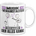 Musikveranstalter Tasse Geschenk für Musikveranstalter Der Mann Der Alles Kann Geschenkidee zum Geburtstag Weiß Trendation