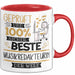 Beste Musikredakteurin Der Welt Tasse Geschenk für Eine Musikredakteurin Geprüft Und Sicher Geschenkidee Geburtstag Weihnachten Rot Trendation