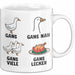 Gans Vogel Tasse Geschenk Lustige Geschenkidee Spruch Weiß Trendation