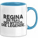 Regina Tasse Regina – Die Frau. Der Mythos. Die Legende. Geschenk Blau Trendation
