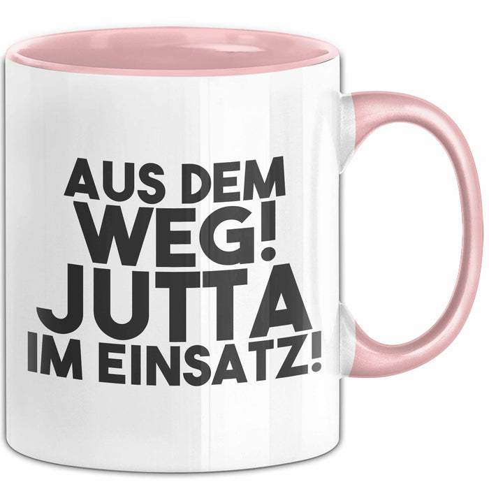 Jutta Tasse Aus Dem Weg! Jutta Im Einsatz! Geschenk