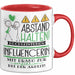 Influencerin Tasse Geschenk Lustig Abstand Halten Hochleistungs-Influencerin Mit Drang Zur Perfektion Bei Der Arbeit Rot Trendation