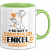 Enkel Geschenk Tasse So Gut Kann Nur Ein Enkel Aussehen Geschenkidee Kaffee-Becher Grün Trendation